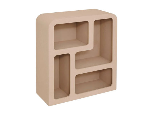 Étagère Quatre Niches Japandi Beige - Soleya