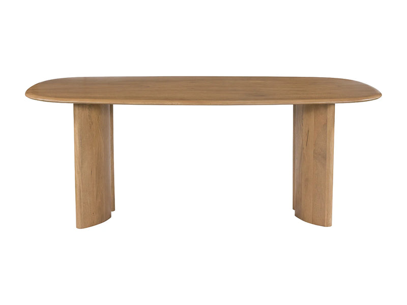 Table Manguier Japandi Huit Personnes Naturel - Islara