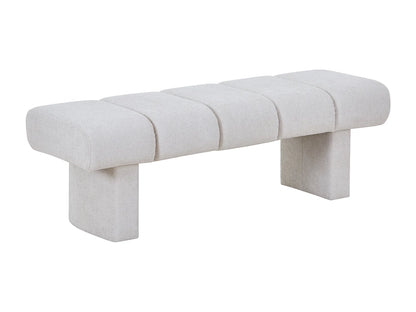 Banc Texture Japandi Tissu Beige - Nubelo