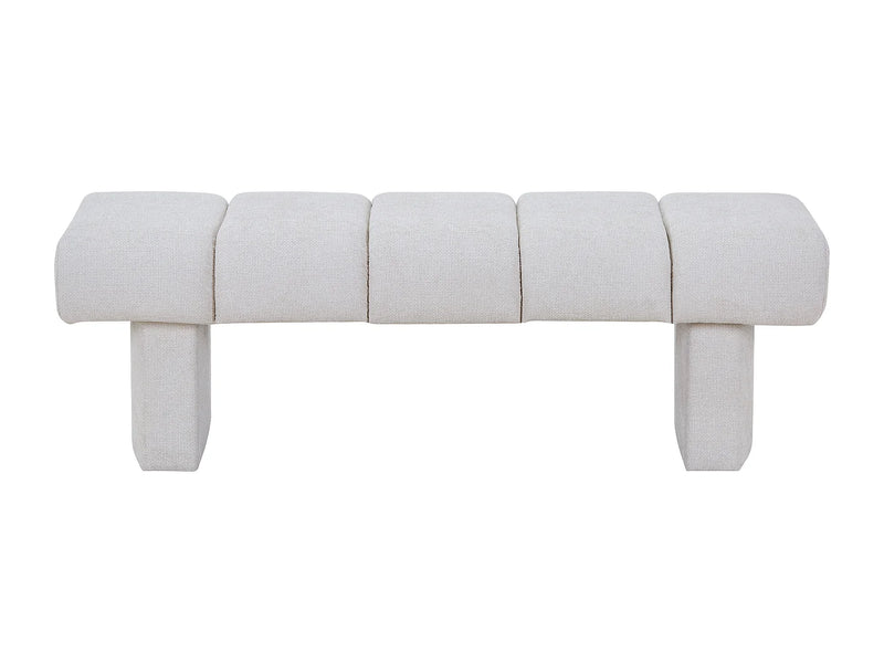 Banc Texture Japandi Tissu Beige - Nubelo