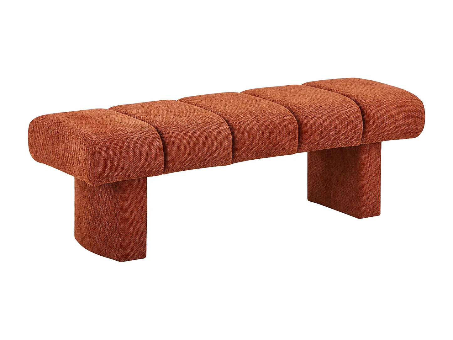 Banc Texture Japandi Teinte Terracotta - Nubelo