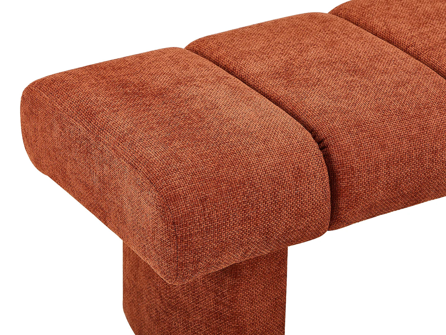 Banc Texture Japandi Teinte Terracotta - Nubelo