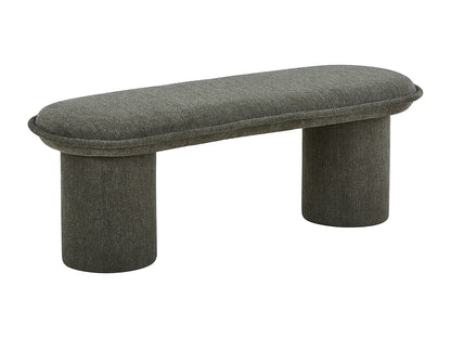Banc Elamiu Japandi Tissu Vert - Elamiu