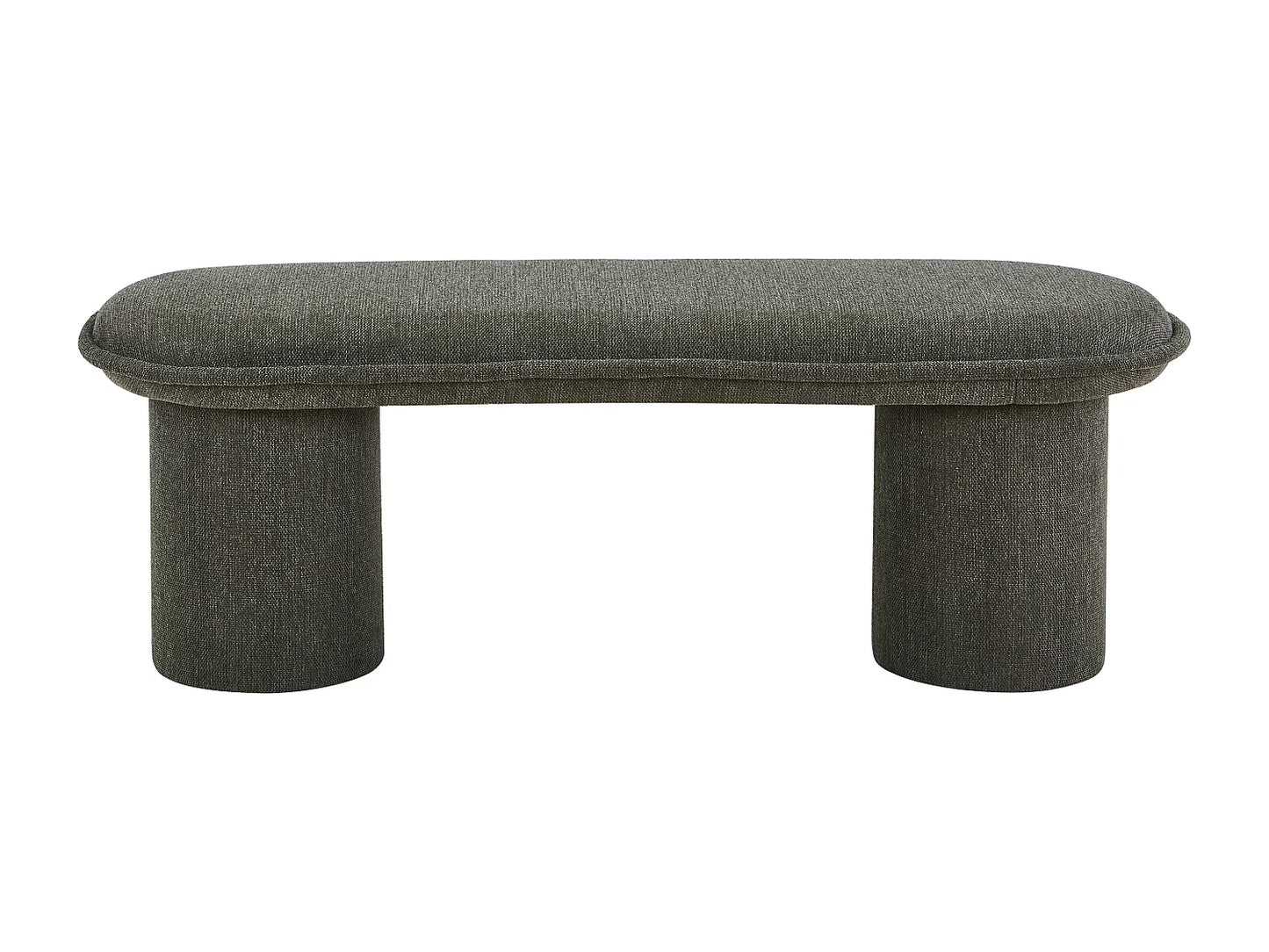 Banc Elamiu Japandi Tissu Vert - Elamiu