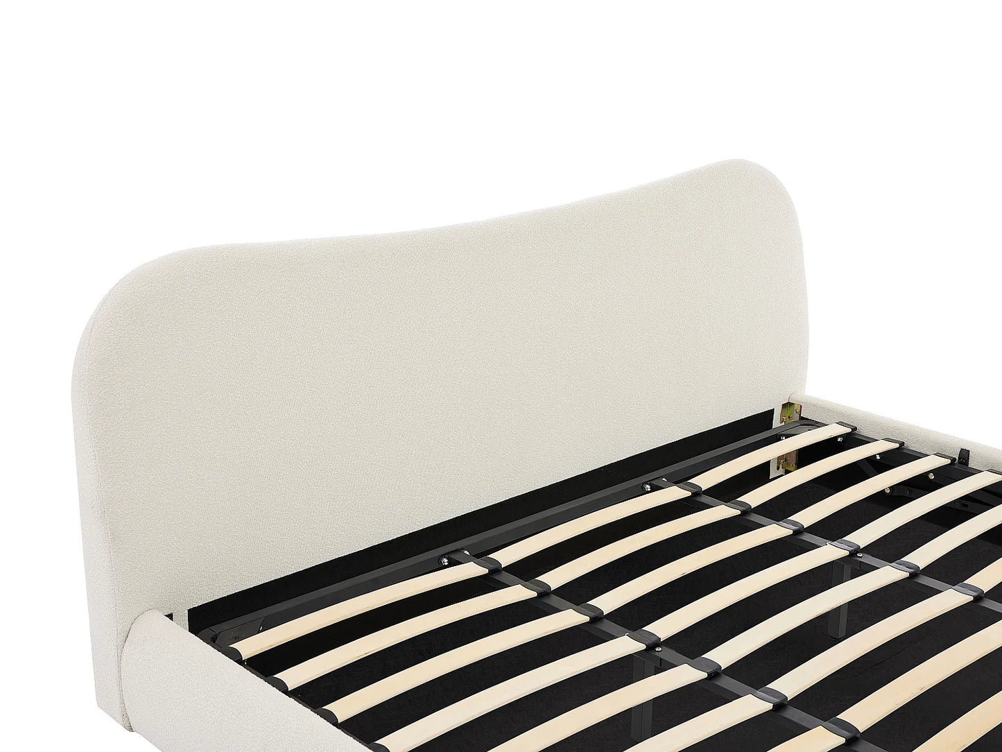 Lit Coffre Japandi Bouclette Blanc 200x200 - Vanari