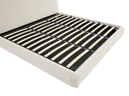 Lit Coffre Japandi Bouclette Blanc 200x200 - Vanari