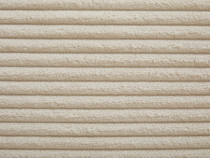 Lit Coffre Japandi Velours Côtelé Beige - Taveso
