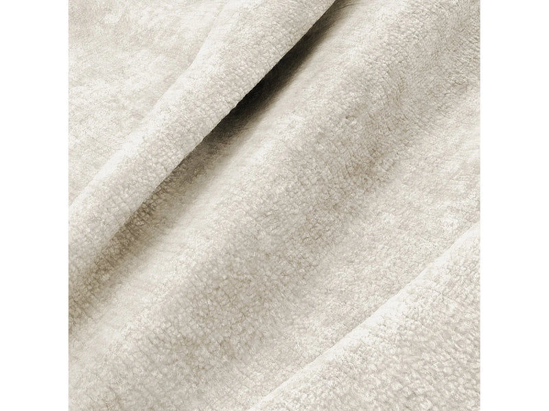 Fauteuil Japandi Velours Texturé Crème - Nubi