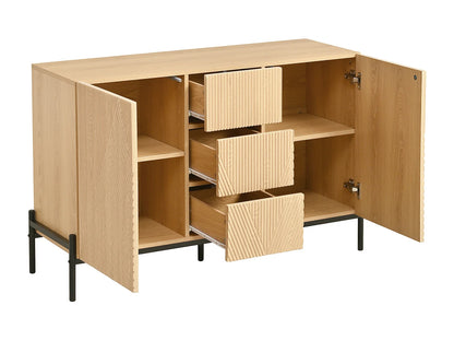 Buffet Pieds Fer Japandi Naturel - Moderne