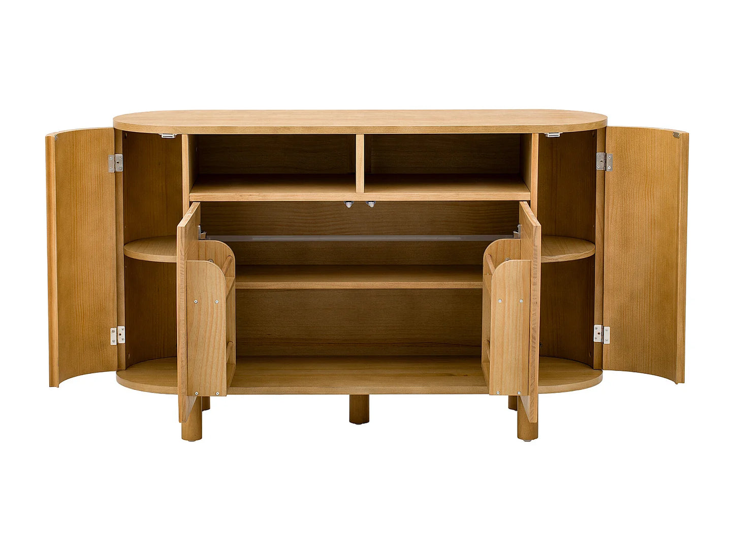 Buffet Moderne Japandi Quatre Portes - Naturel