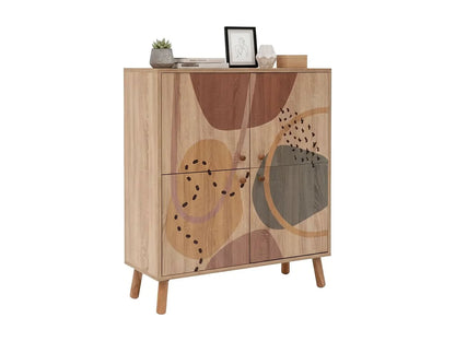 Buffet Multicolore Japandi Garde-Manger - Canopo