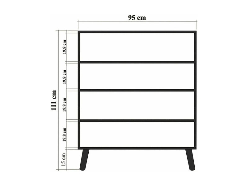 Buffet Multicolore Japandi Garde-Manger - Canopo