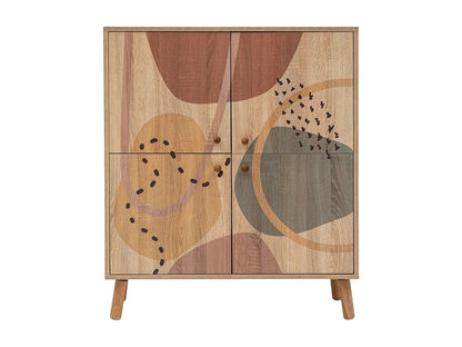 Buffet Multicolore Japandi Garde-Manger - Canopo