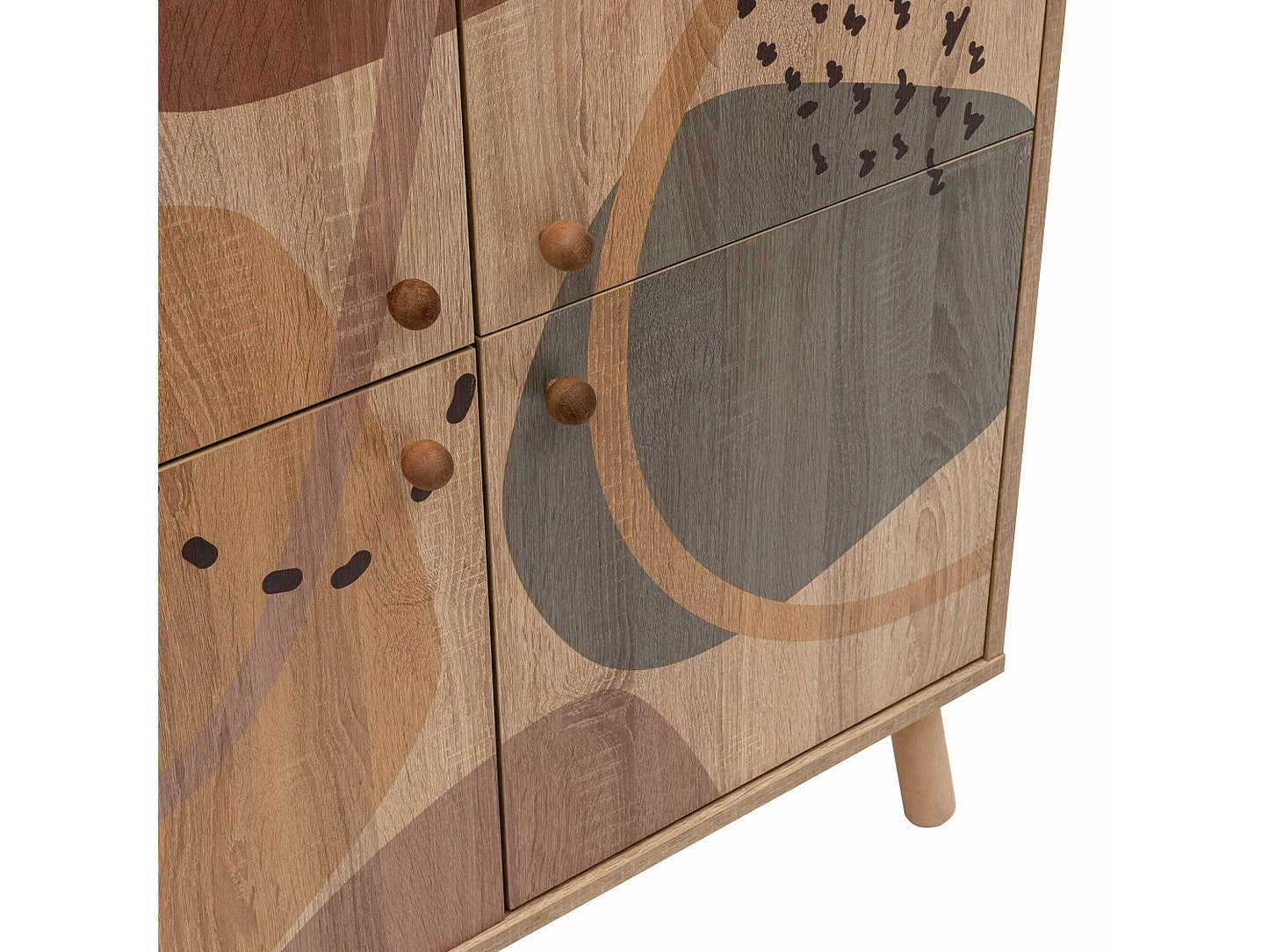 Buffet Multicolore Japandi Garde-Manger - Canopo