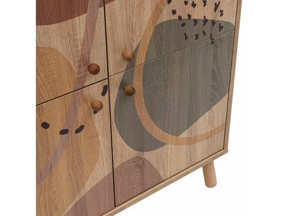 Buffet Multicolore Japandi Garde-Manger - Canopo