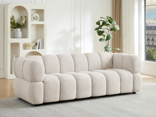 Canapé Japandi Cloud Beige 3 Places - Pavira