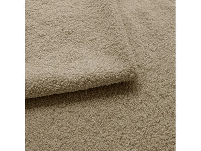 Lit Adulte Japandi Boucle Beige Rangement - Florent
