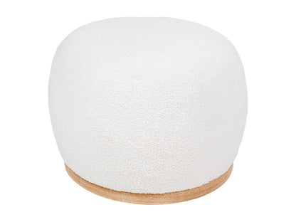 Pouf Rectangulaire Japandi Blanc Cassé - Manhattan