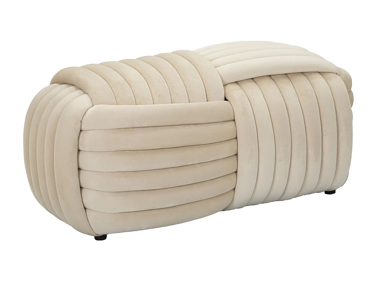Banc Coudé Japandi Beige Entrée - Kendra