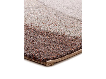 Tapis Japandi Abstrait Terracotta Beige - Badet