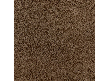 Lit Moderne Japandi Coffre Tissu Marron - Besilio