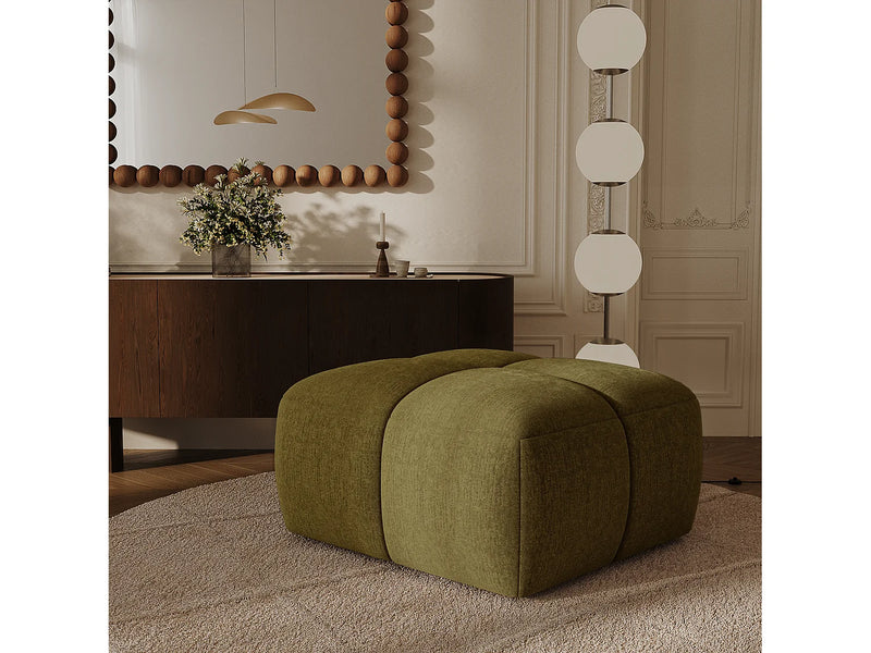 Pouf Module Japandi Scandinave Mousse - Moss