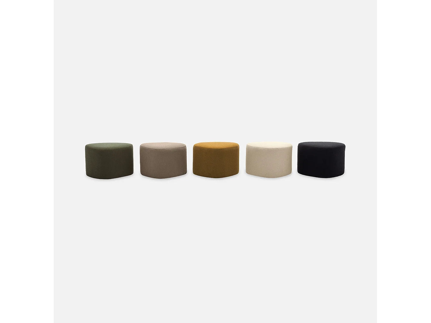 Pouf Galet Japandi Tissu Kaki - Tao