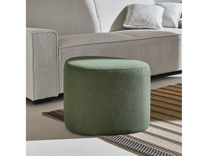 Pouf Galet Japandi Tissu Kaki - Tao