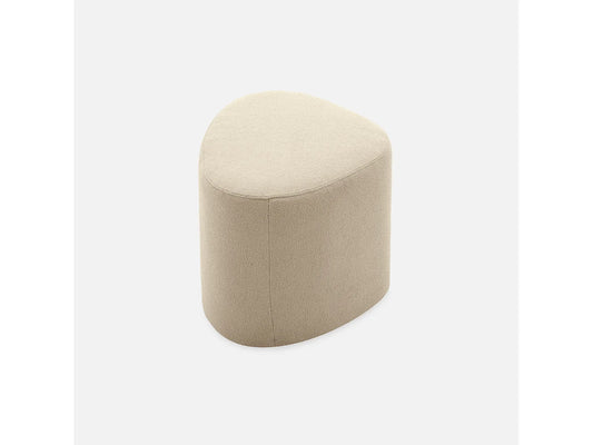 Pouf Galet Japandi Tissu Beige - Tao