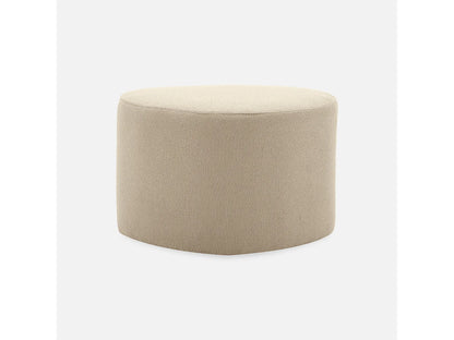 Pouf Galet Japandi Tissu Beige - Tao