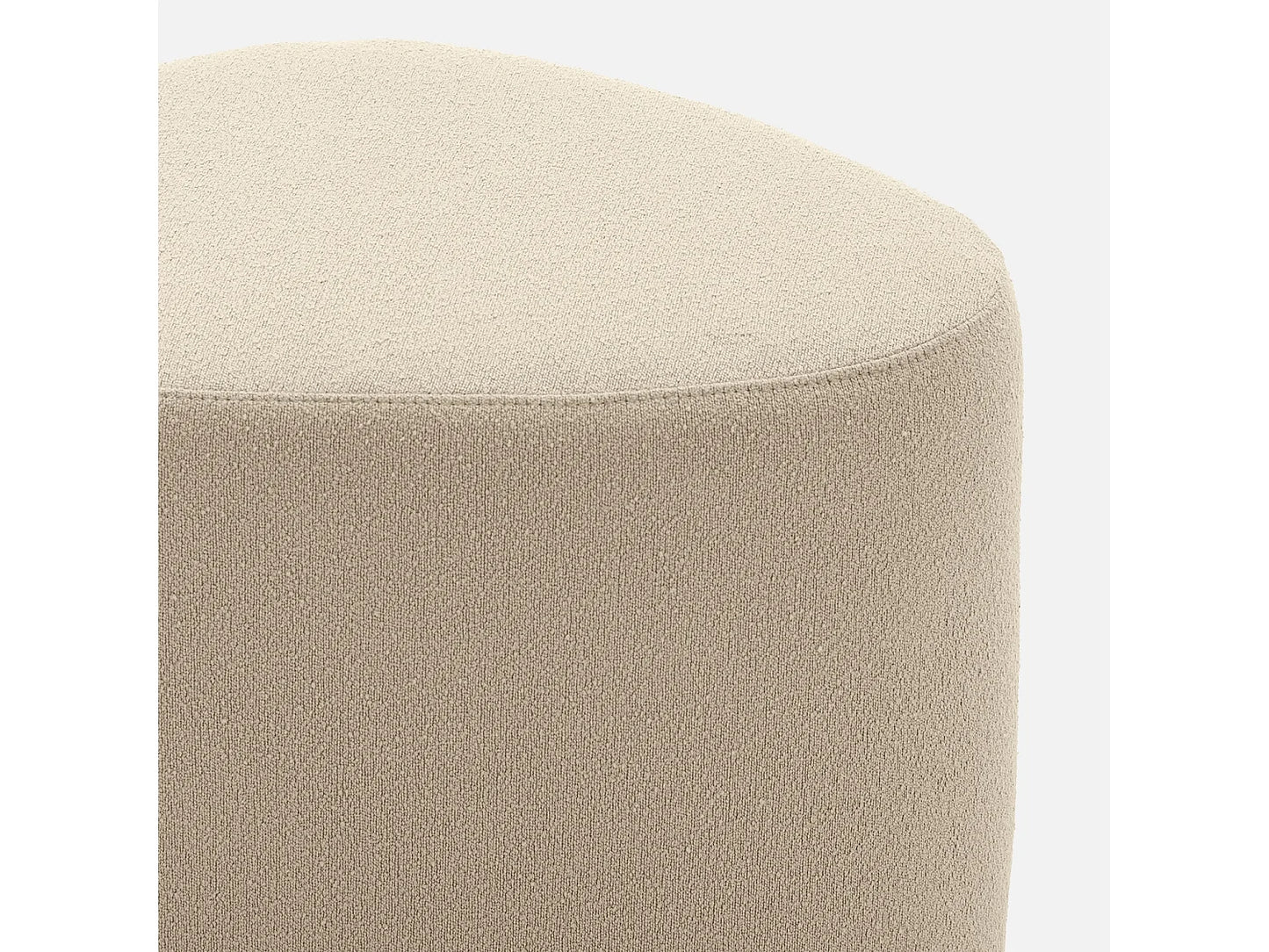 Pouf Galet Japandi Tissu Beige - Tao