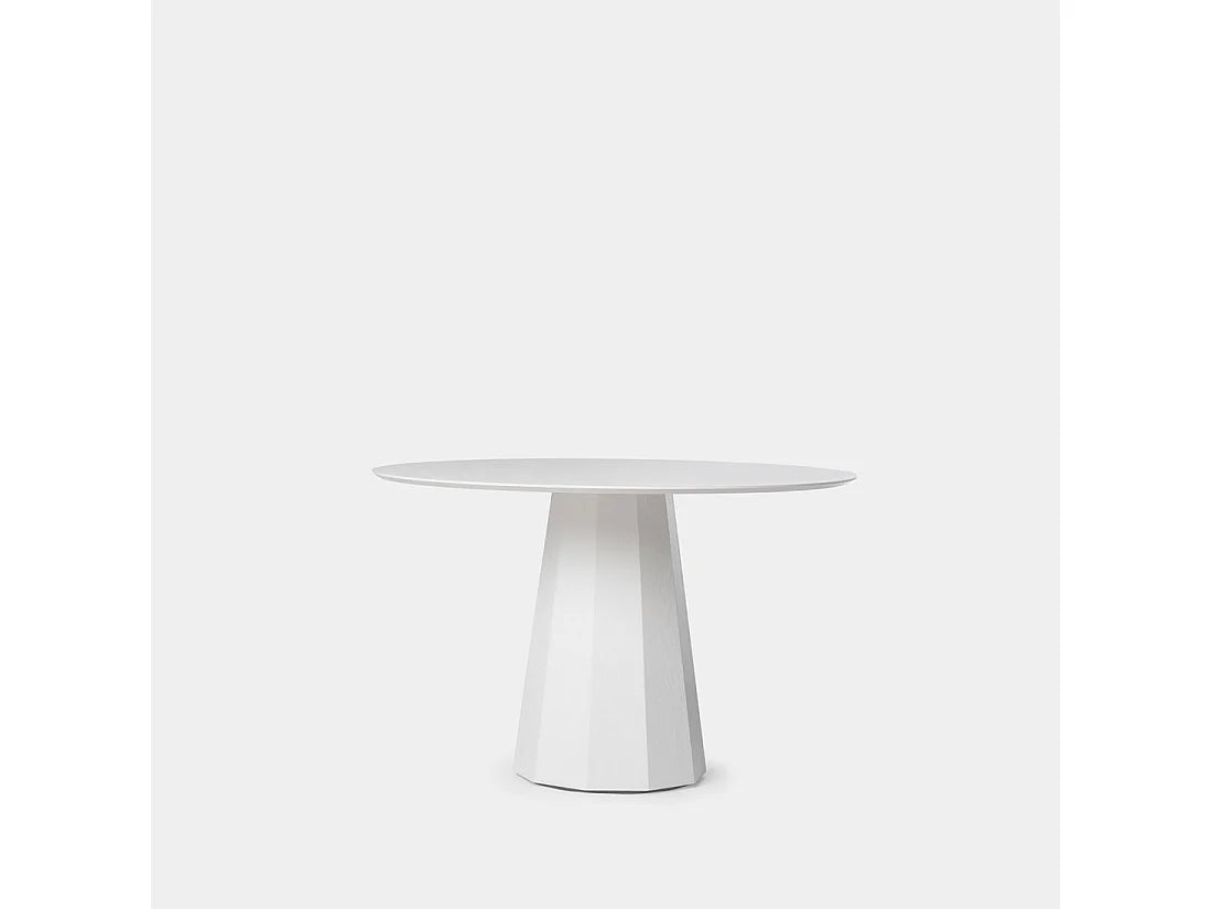 Table Fixe Japandi Laque Blanche - Olivier