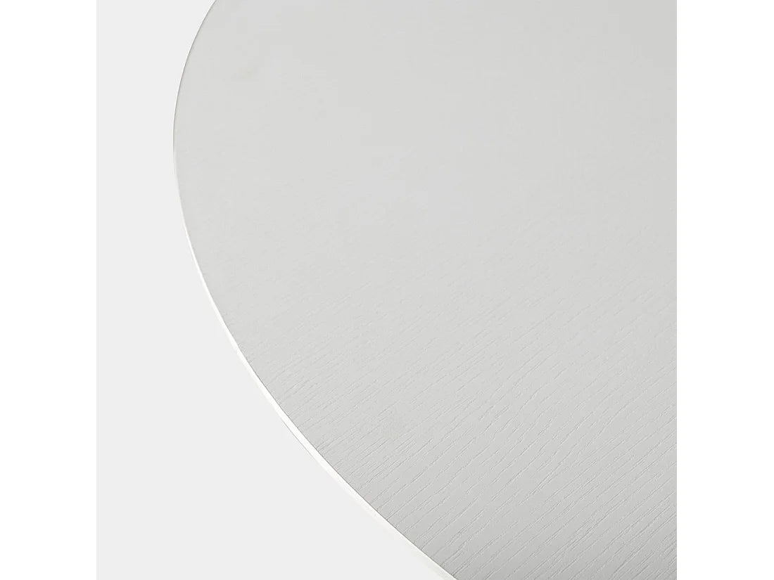 Table Fixe Japandi Laque Blanche - Olivier