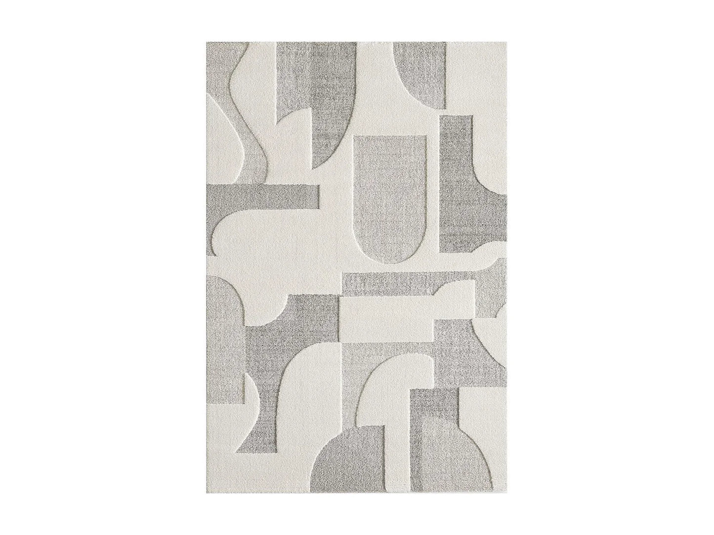 Tapis Japandi Écru Pour Chambre - Cergeo