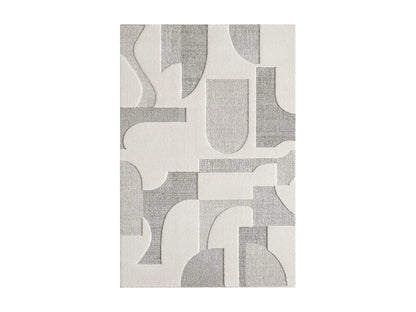 Tapis Japandi Écru Pour Chambre - Cergeo