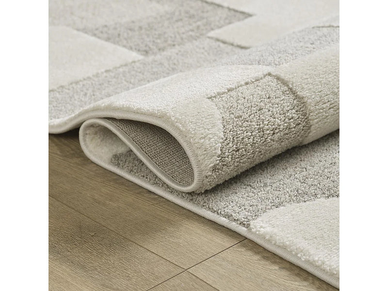 Tapis Japandi Écru Pour Chambre - Cergeo