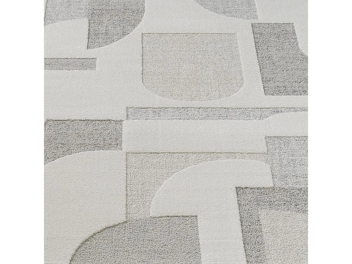 Tapis Japandi Écru Pour Chambre - Cergeo