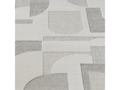 Tapis Japandi Écru Pour Chambre - Cergeo