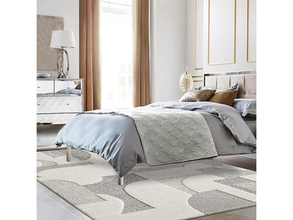 Tapis Japandi Écru Pour Chambre - Cergeo