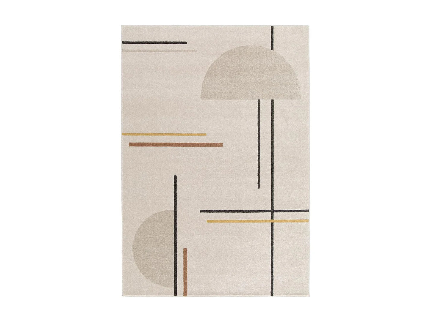 Tapis Japandi Beige Compatible Chauffage - Contelune