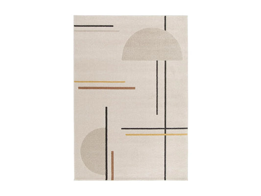 Tapis Japandi Beige Compatible Chauffage - Contelune