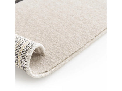 Tapis Japandi Beige Compatible Chauffage - Contelune