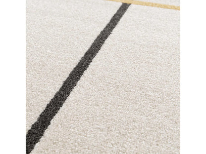 Tapis Japandi Beige Compatible Chauffage - Contelune