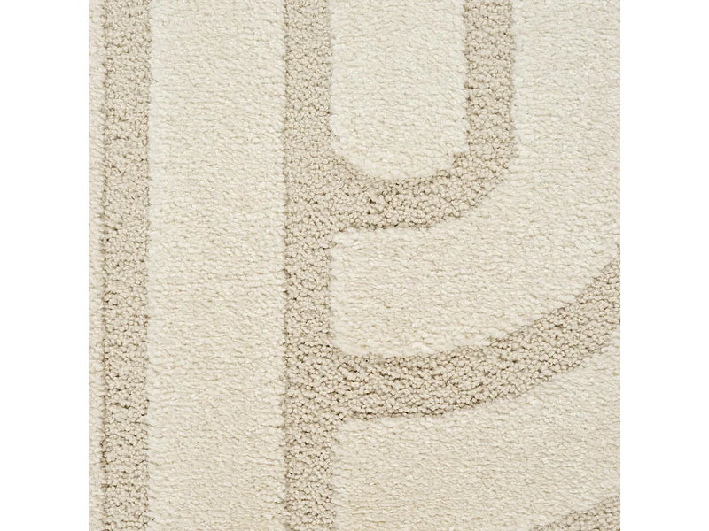 Tapis Japandi Forme Originale Relief - Lousa