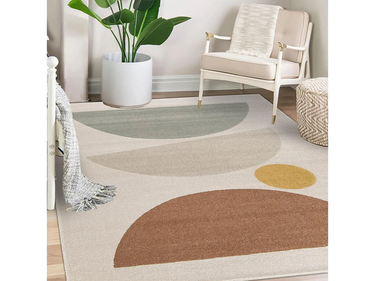 Tapis Japandi Salon Design Neutre - Streeta