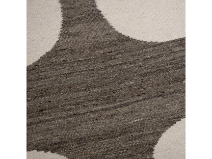 Tapis Japandi Laine Beige Fait Main - Koda