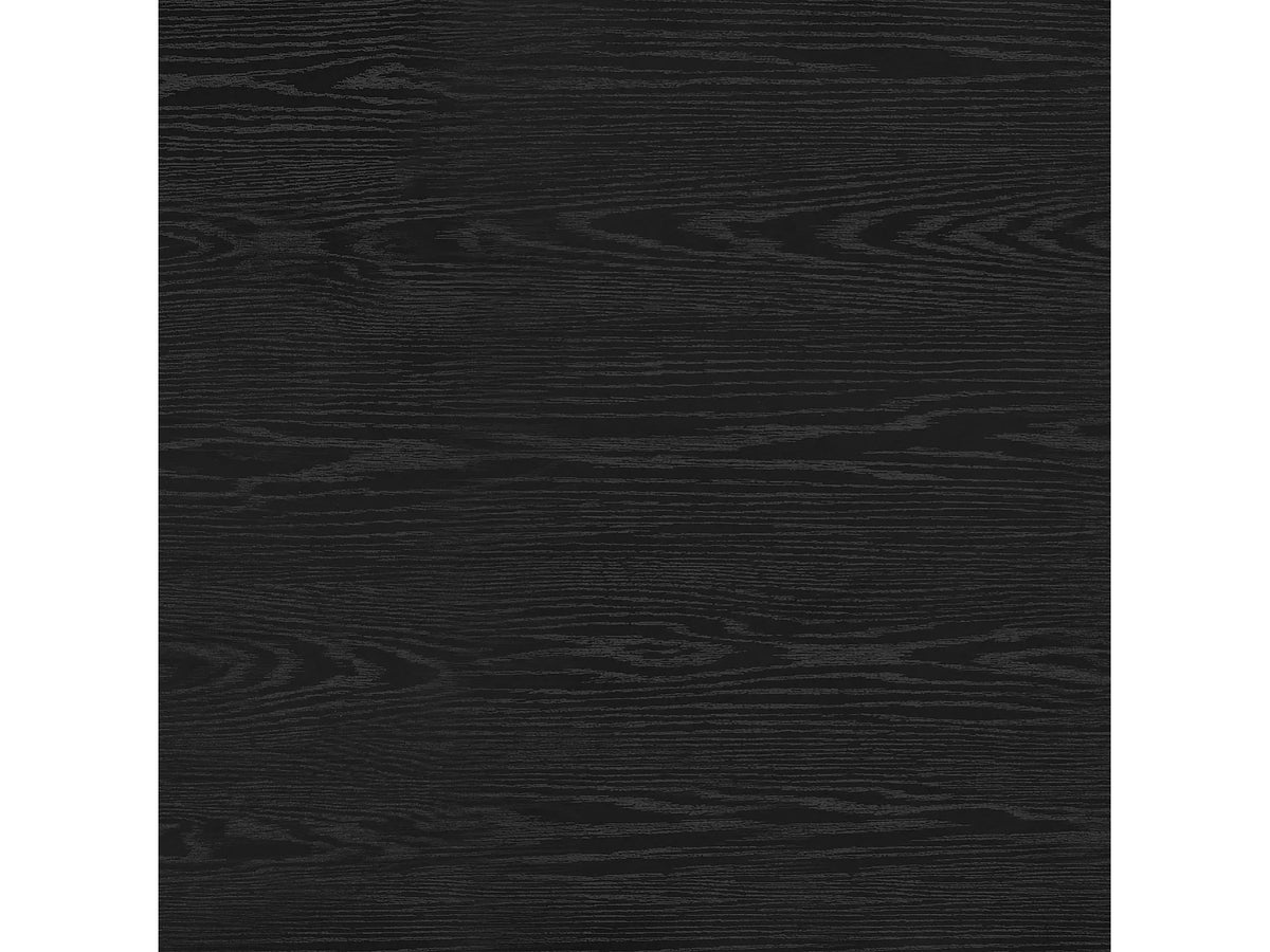Console Moderne Japandi Étagères Noires - Noire
