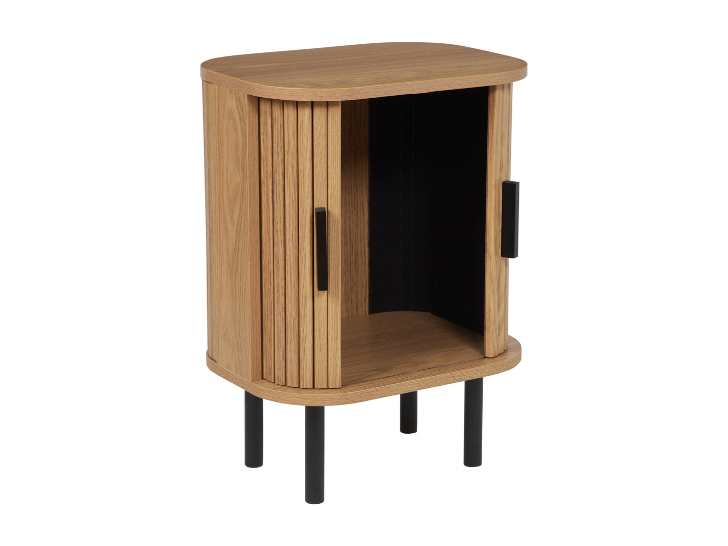 Table Chevet Japandi Marron Épuré - Bradley