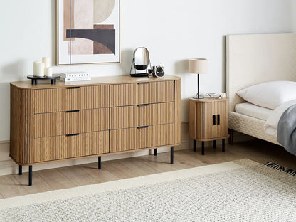 Commode Japandi Six Tiroirs Bois - Bradley