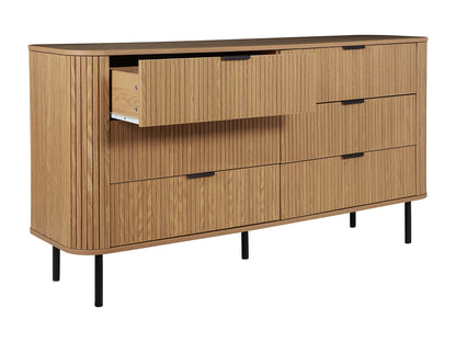 Commode Japandi Six Tiroirs Bois - Bradley
